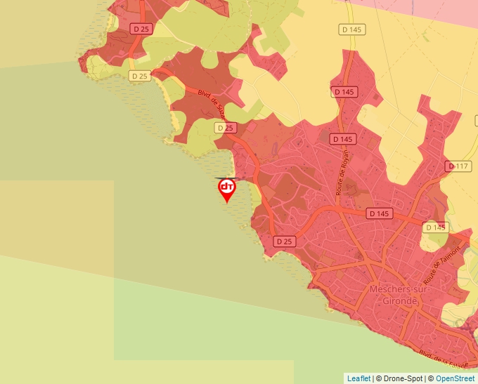 Carte Géoportail pour les drones de loisir