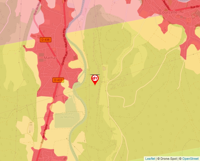 Carte Géoportail pour les drones de loisir