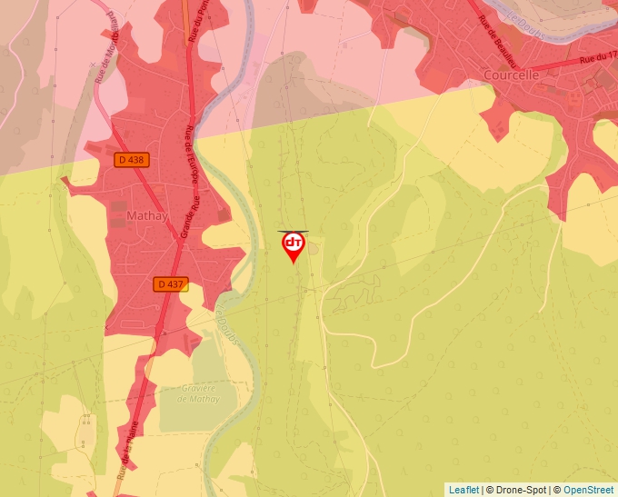 Carte Géoportail pour les drones de loisir