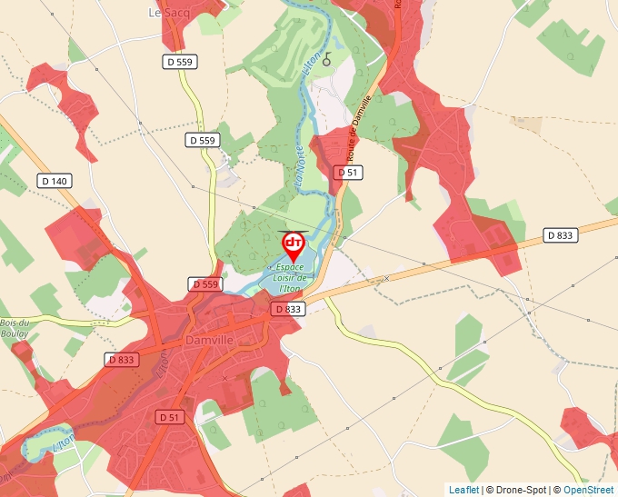 Carte Géoportail pour les drones de loisir