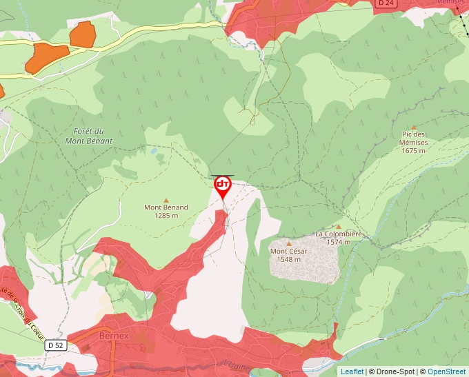 Carte Géoportail pour les drones de loisir