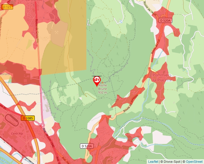 Carte Géoportail pour les drones de loisir