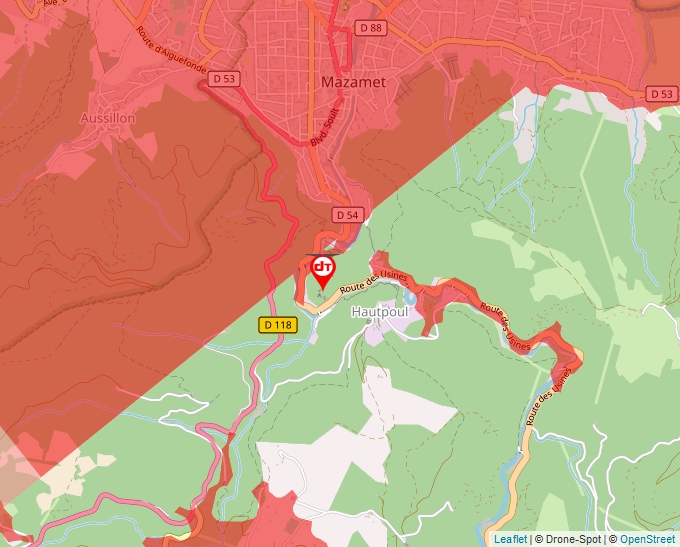 Carte Géoportail pour les drones de loisir