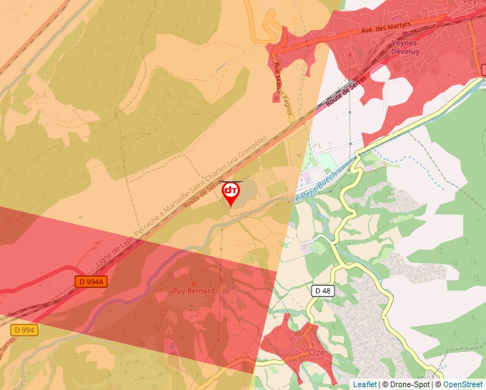 Carte Géoportail pour les drones de loisir