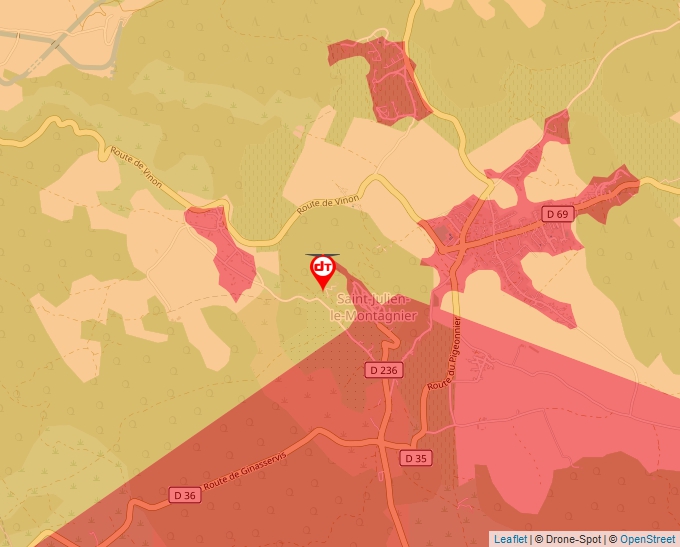 Carte Géoportail pour les drones de loisir