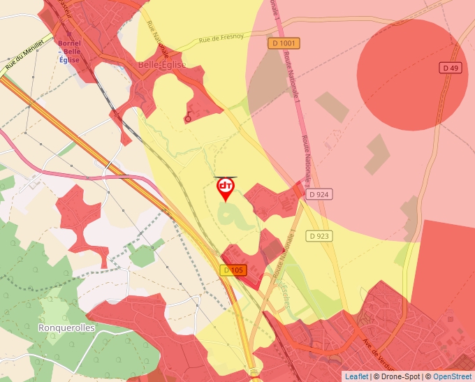 Carte Géoportail pour les drones de loisir