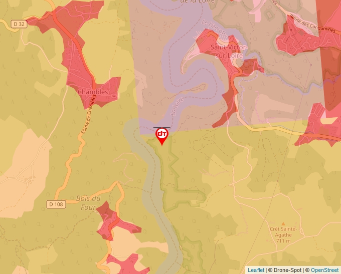 Carte Géoportail pour les drones de loisir