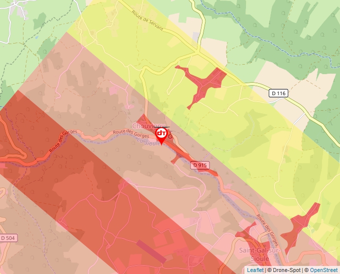 Carte Géoportail pour les drones de loisir