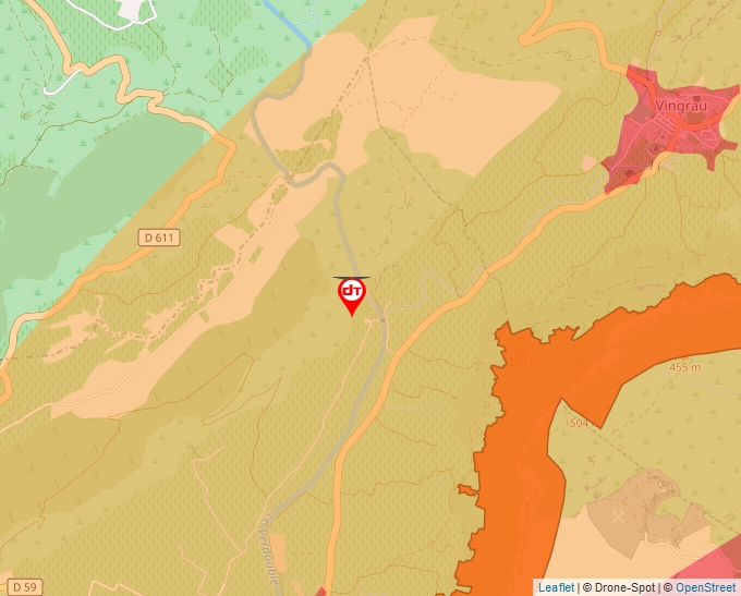 Carte Géoportail pour les drones de loisir