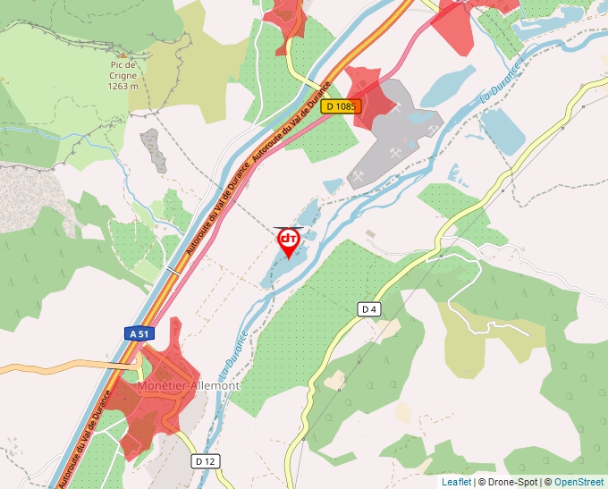 Carte Géoportail pour les drones de loisir