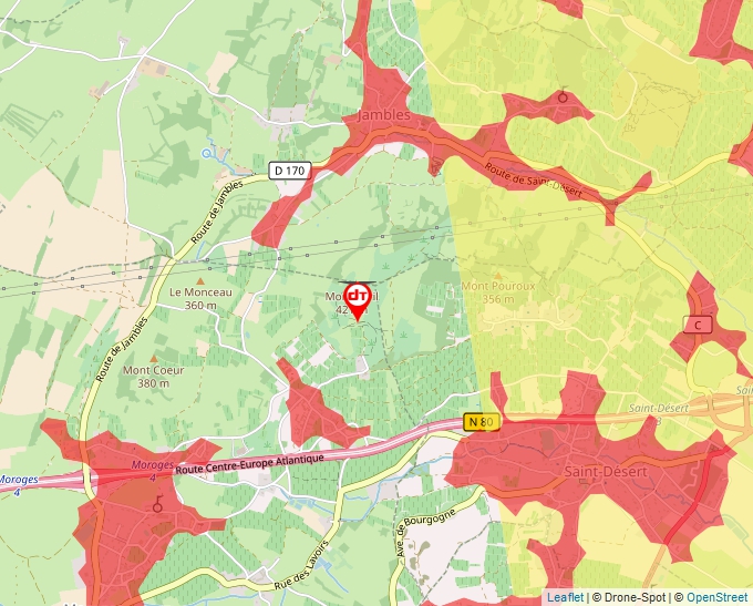 Carte Géoportail pour les drones de loisir