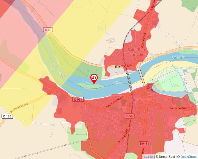 Carte Géoportail pour les drones de loisir