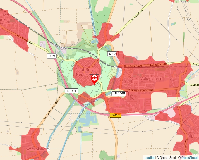 Carte Géoportail pour les drones de loisir