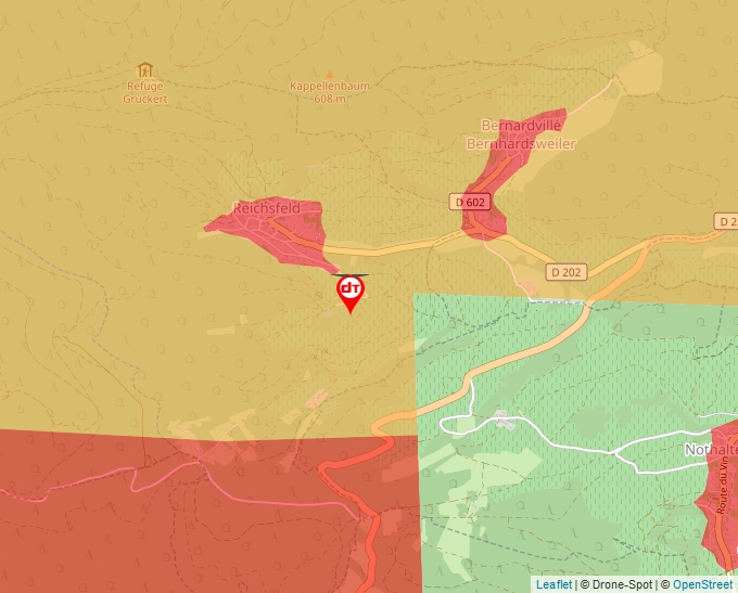 Carte Géoportail pour les drones de loisir