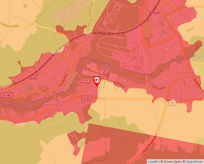 Carte Géoportail pour les drones de loisir