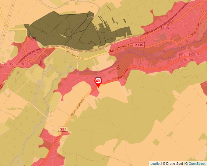 Carte Géoportail pour les drones de loisir