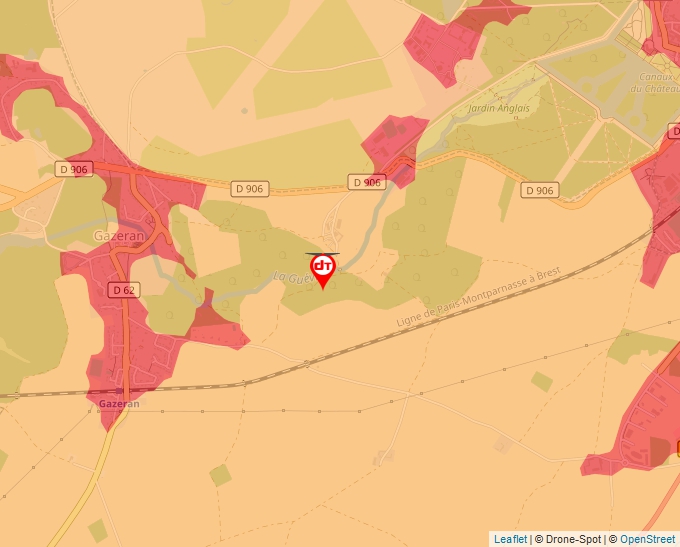 Carte Géoportail pour les drones de loisir