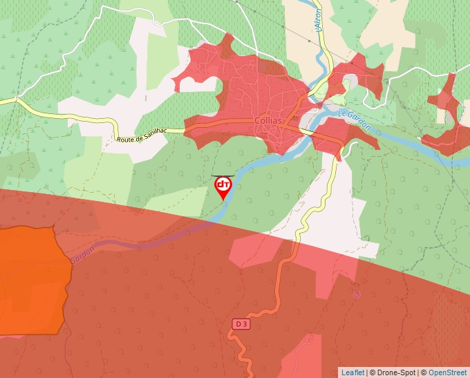 Carte Géoportail pour les drones de loisir