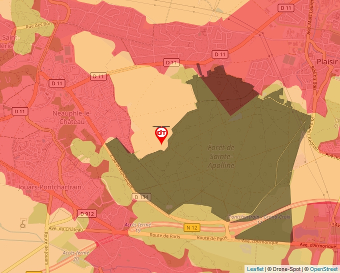 Carte Géoportail pour les drones de loisir