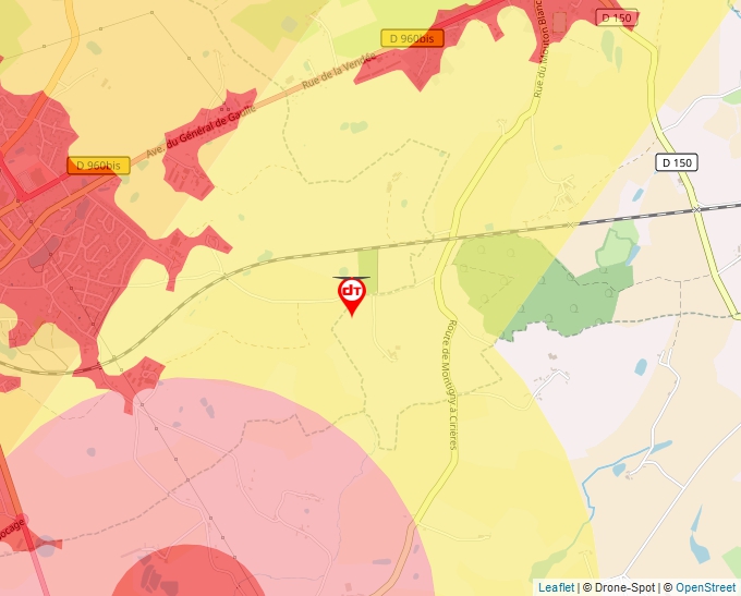 Carte Géoportail pour les drones de loisir