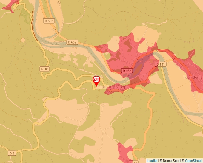 Carte Géoportail pour les drones de loisir