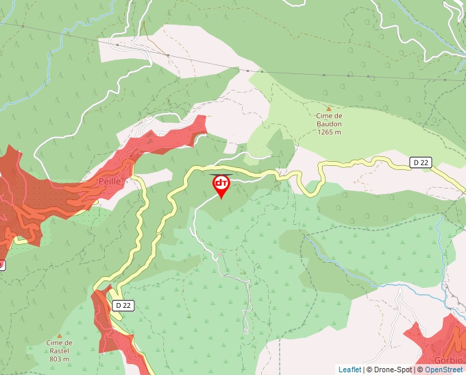 Carte Géoportail pour les drones de loisir