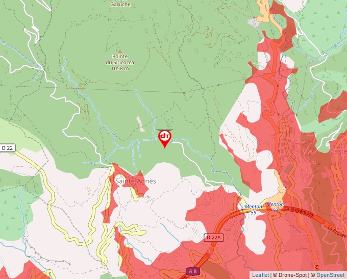 Carte Géoportail pour les drones de loisir