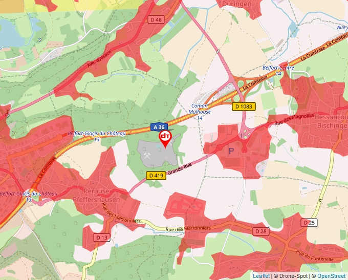 Carte Géoportail pour les drones de loisir