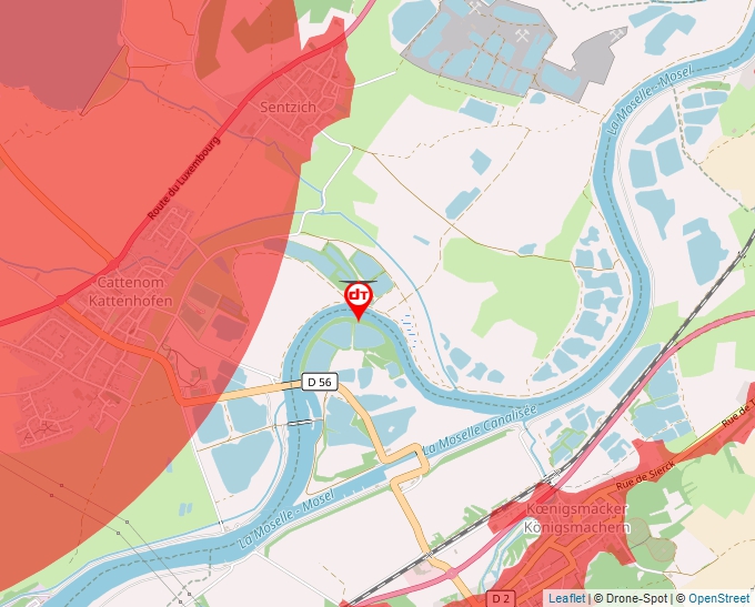 Carte Géoportail pour les drones de loisir