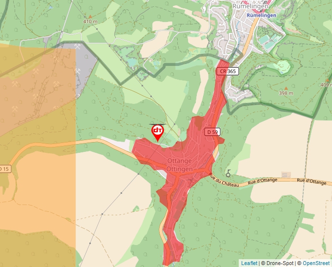 Carte Géoportail pour les drones de loisir