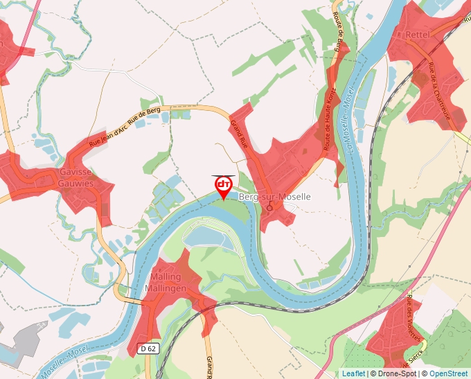 Carte Géoportail pour les drones de loisir