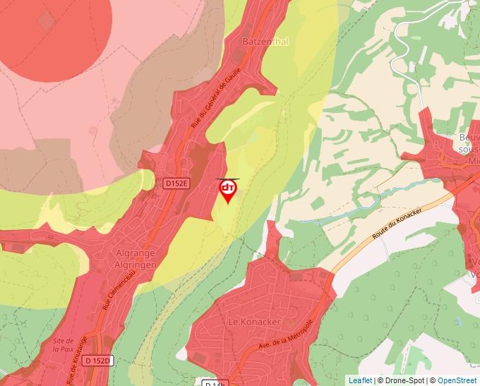 Carte Géoportail pour les drones de loisir