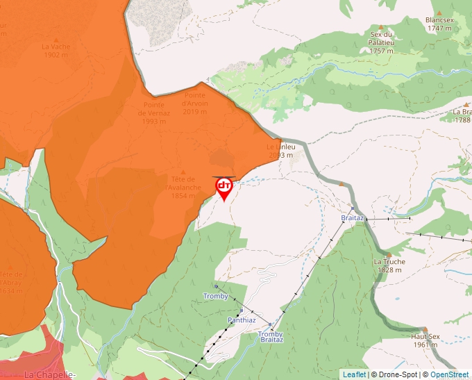 Carte Géoportail pour les drones de loisir