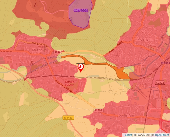 Carte Géoportail pour les drones de loisir