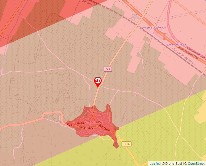 Carte Géoportail pour les drones de loisir