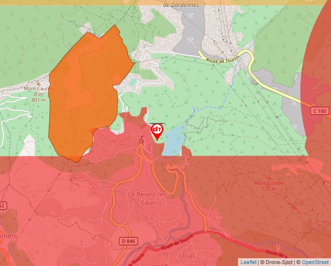 Carte Géoportail pour les drones de loisir