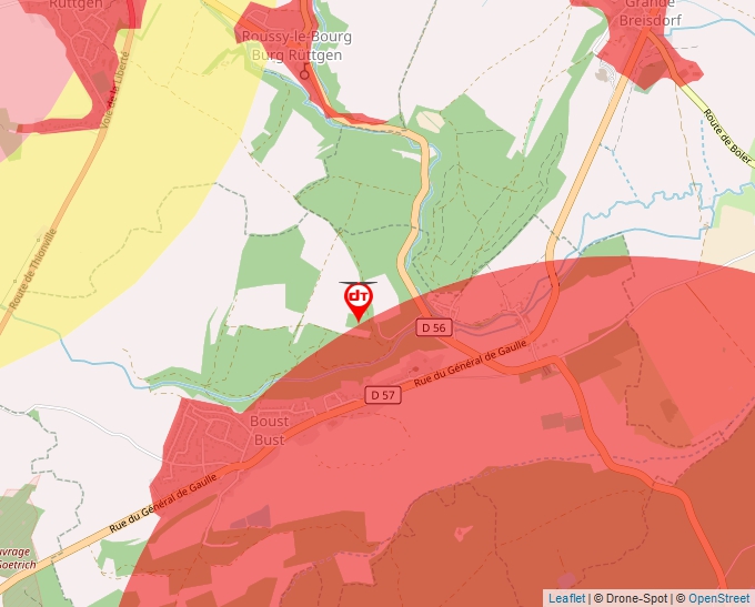 Carte Géoportail pour les drones de loisir