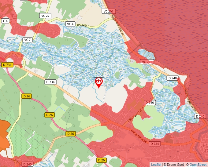 Carte Géoportail pour les drones de loisir