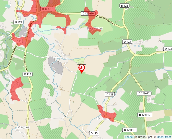 Carte Géoportail pour les drones de loisir