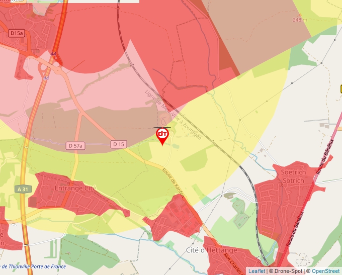 Carte Géoportail pour les drones de loisir