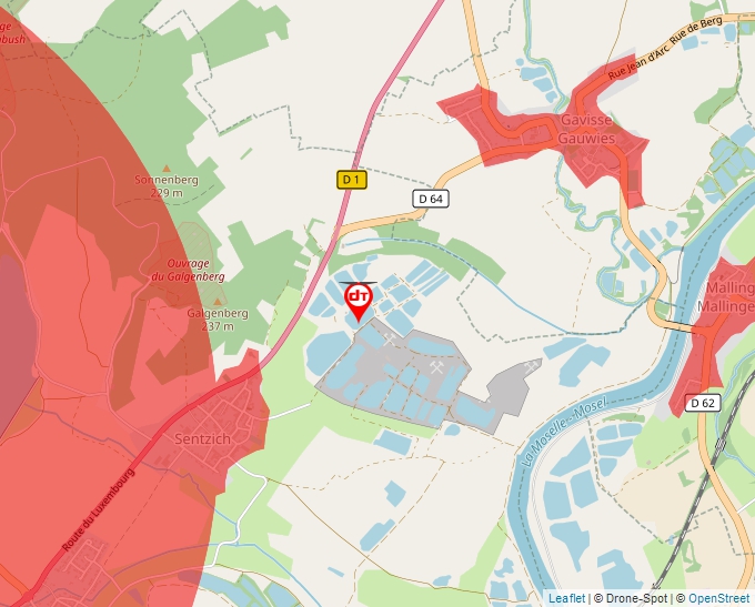 Carte Géoportail pour les drones de loisir