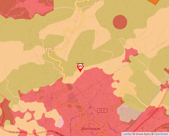 Carte Géoportail pour les drones de loisir