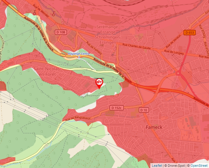 Carte Géoportail pour les drones de loisir