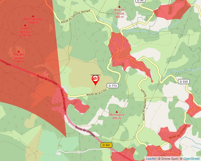 Carte Géoportail pour les drones de loisir