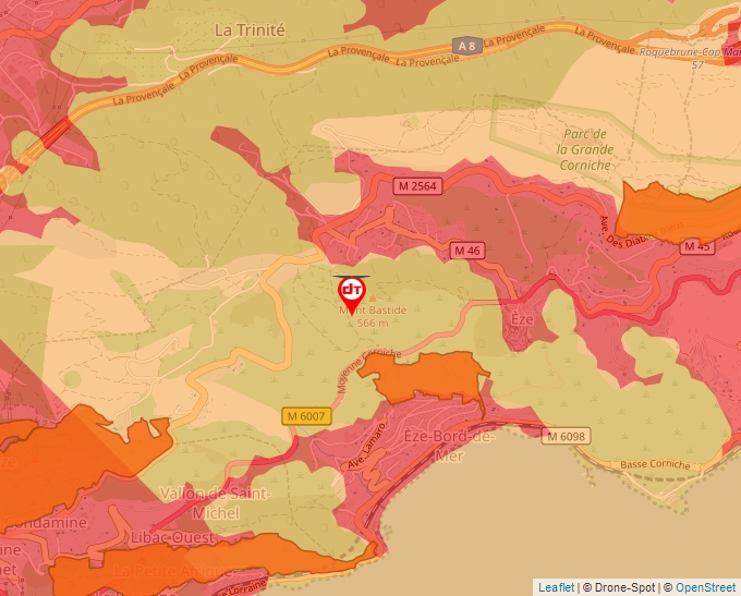 Carte Géoportail pour les drones de loisir