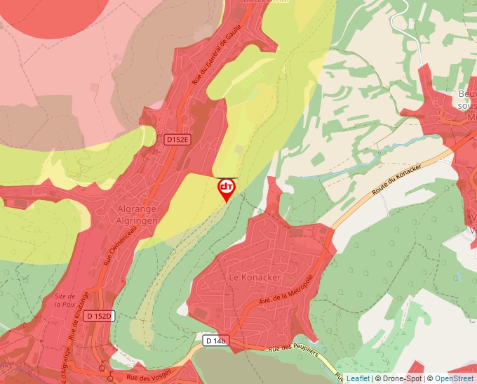 Carte Géoportail pour les drones de loisir