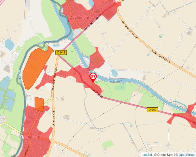 Carte Géoportail pour les drones de loisir