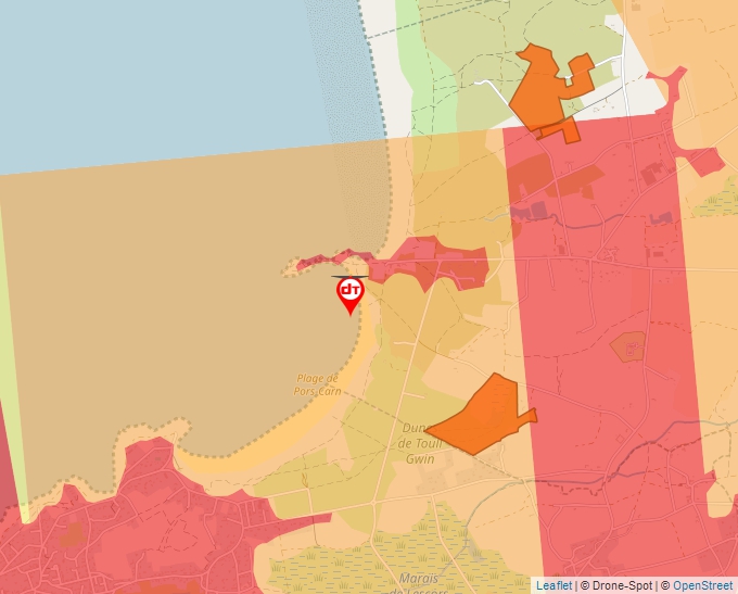 Carte Géoportail pour les drones de loisir