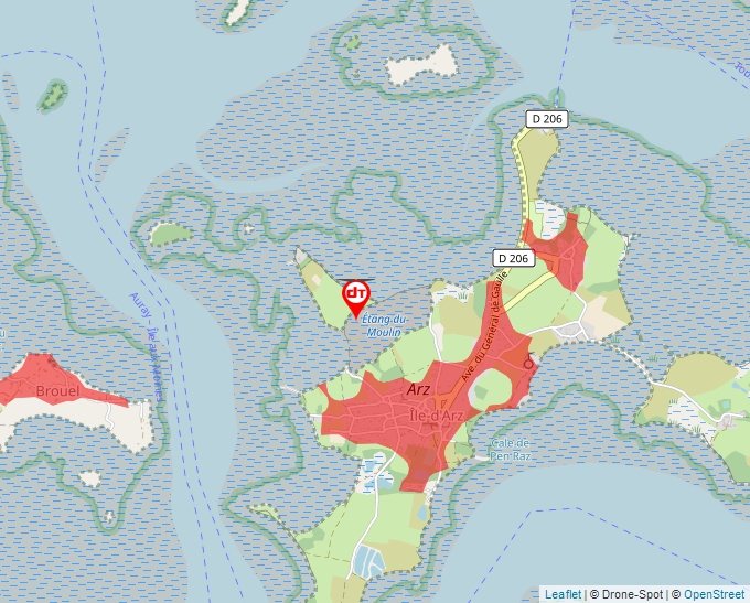 Carte Géoportail pour les drones de loisir