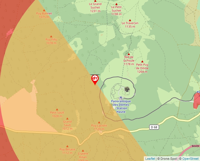 Carte Géoportail pour les drones de loisir